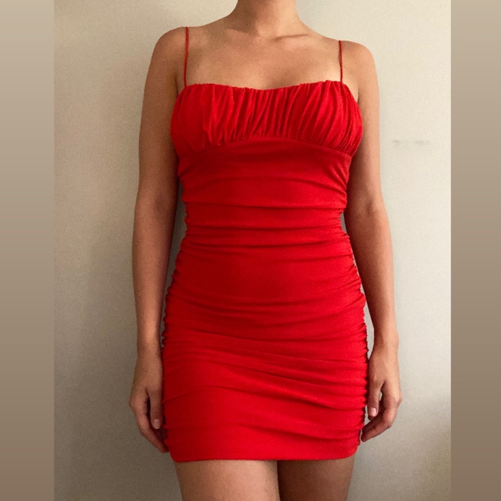 Princess Polly red mini dress size 12